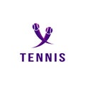 Motion Tennis ball logo icon vector template Royalty Free Stock Photo