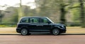 Motion TX Electric Black Cab in London Royalty Free Stock Photo