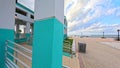 Motion video orbit Pensacola Beach Gulfside Pavilion 4k