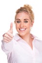 Motivation, Change, Success - Thumbs Up Sign Royalty Free Stock Photo