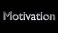 Motivation Coaching animation with streaking text in grey