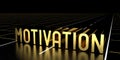 Motivation concept, road - 3D rendering Royalty Free Stock Photo