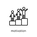 Motivation icon from collection. Royalty Free Stock Photo