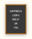 Motivation letterboard quote Royalty Free Stock Photo
