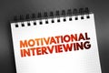 Motivational interviewing - client-centered counseling style for eliciting behavior change by helping clients to explore and