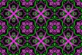 Motley multicolored fractal pattern with many elements. Seamless background