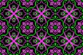 Motley multicolored fractal pattern with many elements. Seamless background