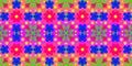 Motley multicolored fractal pattern with many elements. Seamless background