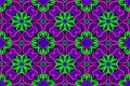 Motley multicolored fractal pattern with many elements. Seamless background