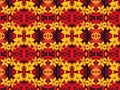 Motley multicolored fractal pattern with many elements. Seamless background
