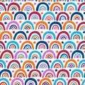 Motley seamless pattern