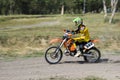 Moto-cross rider Royalty Free Stock Photo