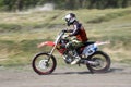 Moto-cross rider Royalty Free Stock Photo
