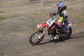 Moto-cross rider Royalty Free Stock Photo