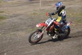 Moto-cross rider