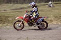 Moto-cross rider Royalty Free Stock Photo