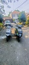 Moto kymco Royalty Free Stock Photo