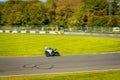 Moto racing in english countryside