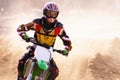 Moto x rider cu Royalty Free Stock Photo