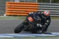 Moto2 test at Jerez racetrack - Day 2. Royalty Free Stock Photo