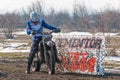 Motocross racer Royalty Free Stock Photo