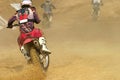 Motocross bike increase speed in track