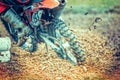 Motocross bike rear mud