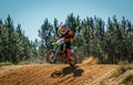 Motocross Rider Action Scene