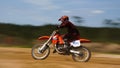 Motocross Racing Scene - Motion Blur Rider