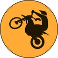 Motocross enduro free-ride sign