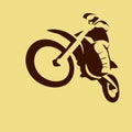 Motocross enduro racer