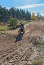 Motocross, Lytkarino, Russia.