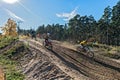 Motocross, Lytkarino, Russia.