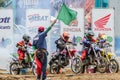Motocross riders Royalty Free Stock Photo