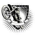 Motocross shield