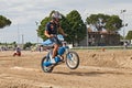 Motocross with Si Piaggio moped