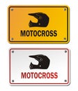 Motocross signs