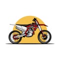 motocross sport logo icon design