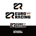 Motocross sport logos. sport racing logo