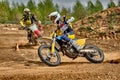 Motocross training in Moscow at the Technical Sports Stadium