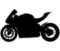 MotoGP Bike - motorcycle without a racer, driver. silhouette