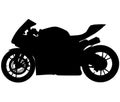 MotoGP Bike - motorcycle without a racer, driver. silhouette