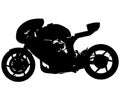 MotoGP Bike - motorcycle without a racer, driver. silhouette