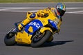 MotoGP racing, Max Biaggi Royalty Free Stock Photo