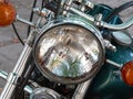 Motoheadlight Royalty Free Stock Photo