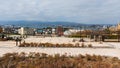 Motomachi park with Hakodate cityscape view Royalty Free Stock Photo