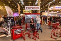 Motopark-2015 (BikePark-2015). The exhibition stand of the shop of tools Sorokin.