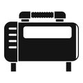 Motor air compressor icon, simple style Royalty Free Stock Photo