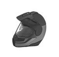 Motor bike helmet for road safety isolated Royalty Free Stock Photo