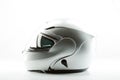 Motor bike helmet for road safety Royalty Free Stock Photo